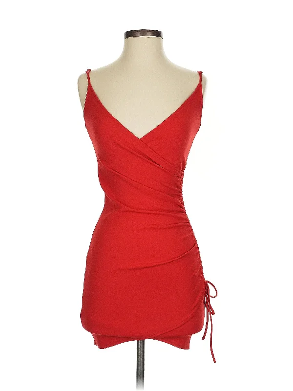 Online Only stylish coatCocktail Dress