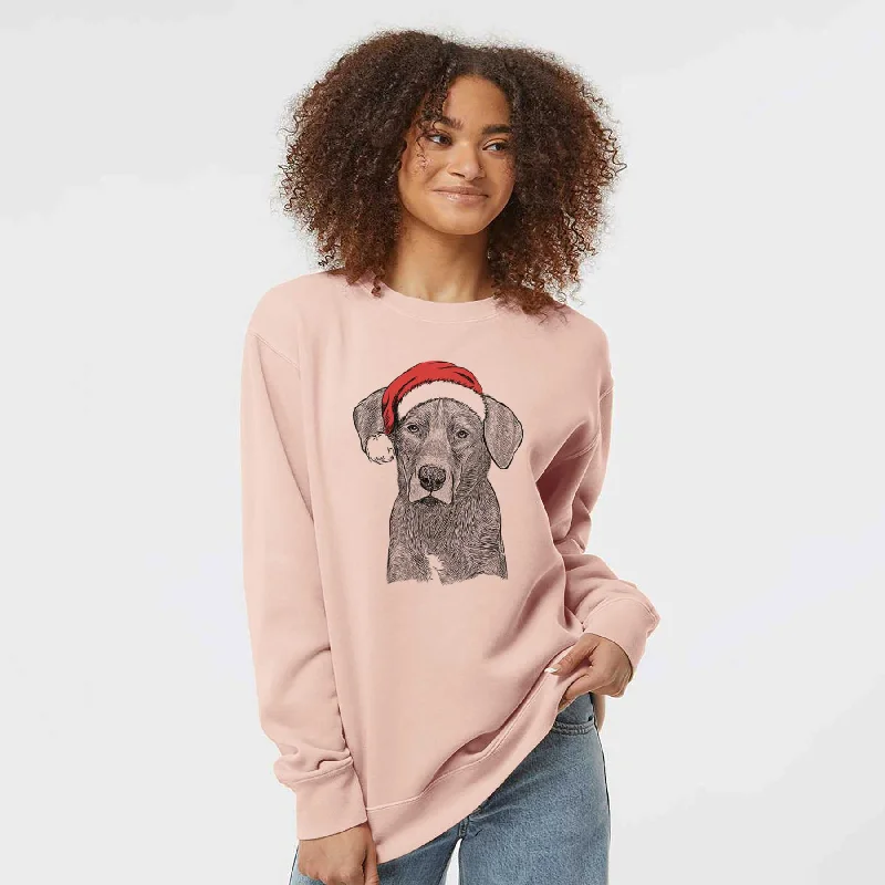 Overstock Sale gym ready hoodieSanta Tom the Lab Dane Mix - Unisex Pigment Dyed Crew Sweatshirt Overstock Sale gym ready hoodieSanta Tom the Lab Dane Mix - Unisex Pigment Dyed Crew Sweatshirt
