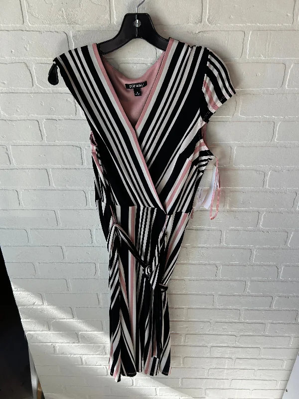 New Deals pleated maxi dressDress Casual Midi By Roz And Ali In Black & Pink, Size: L New Deals pleated maxi dressDress Casual Midi By Roz And Ali In Black & Pink, Size: L