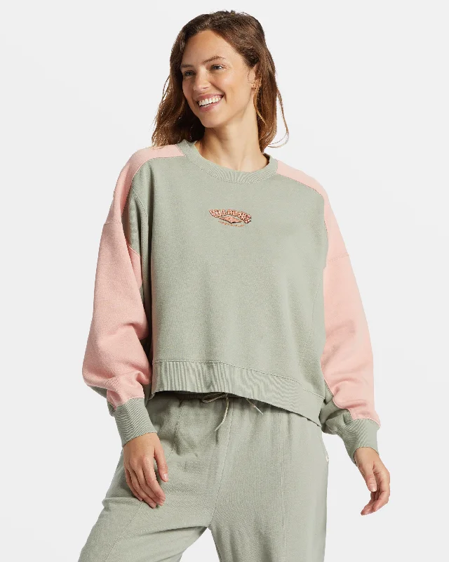 Online Specials Hike Date Pullover Sweatshirt - Seagrass