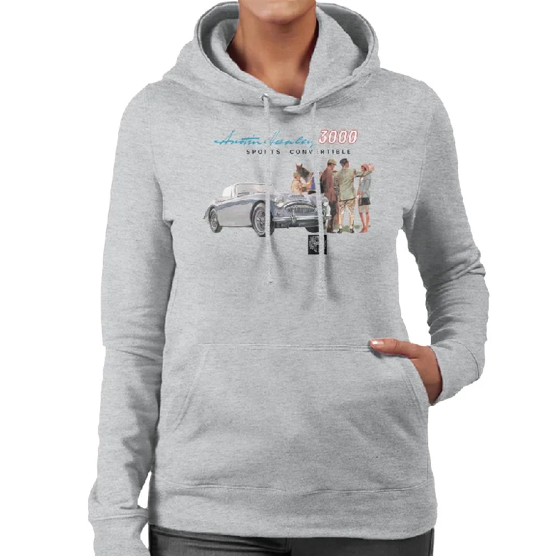 Special Price lightweight hoodieAustin Healey 3000 Sports Convertible British Motor Heritage Women's Hooded Sweatshirt Special Price lightweight hoodieAustin Healey 3000 Sports Convertible British Motor Heritage Women's Hooded Sweatshirt