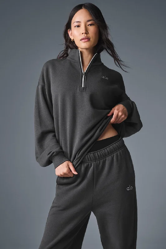 Mega Deal Accolade 1/4 Zip Pullover - Anthracite