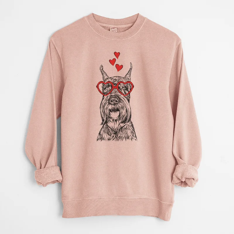 Deal Alert sleek gym hoodieValentine Zuri the Giant Schnauzer - Unisex Pigment Dyed Crew Sweatshirt Deal Alert sleek gym hoodieValentine Zuri the Giant Schnauzer - Unisex Pigment Dyed Crew Sweatshirt