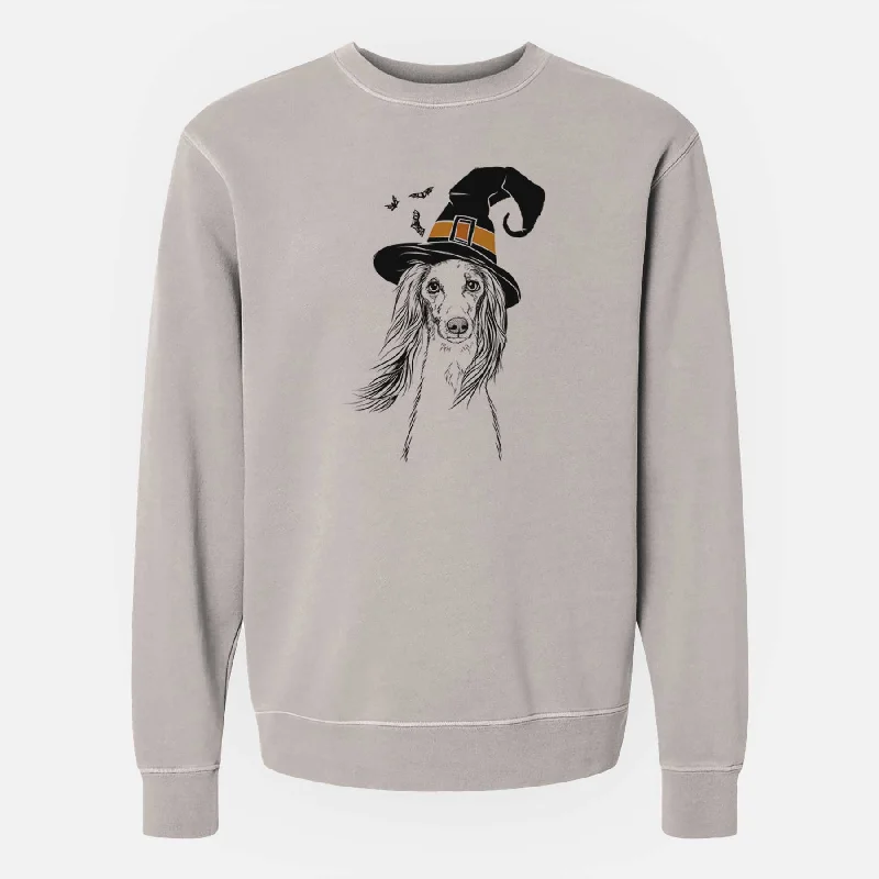 Lowest Price premium gym hoodieWitch Zahra the Saluki - Unisex Pigment Dyed Crew Sweatshirt Lowest Price premium gym hoodieWitch Zahra the Saluki - Unisex Pigment Dyed Crew Sweatshirt